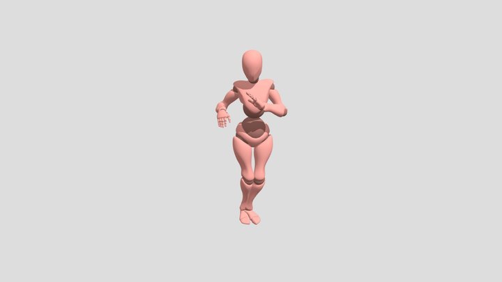 Rumba Dancing (1) 3D Model