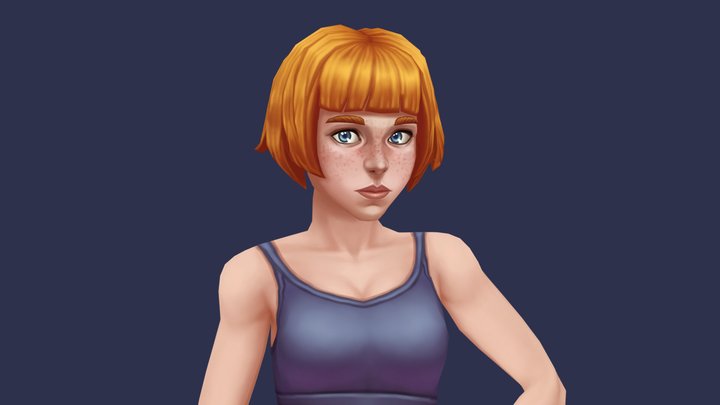 Maddie Nolen | Hand-Painted Fan Art (Arcane S2) 3D Model