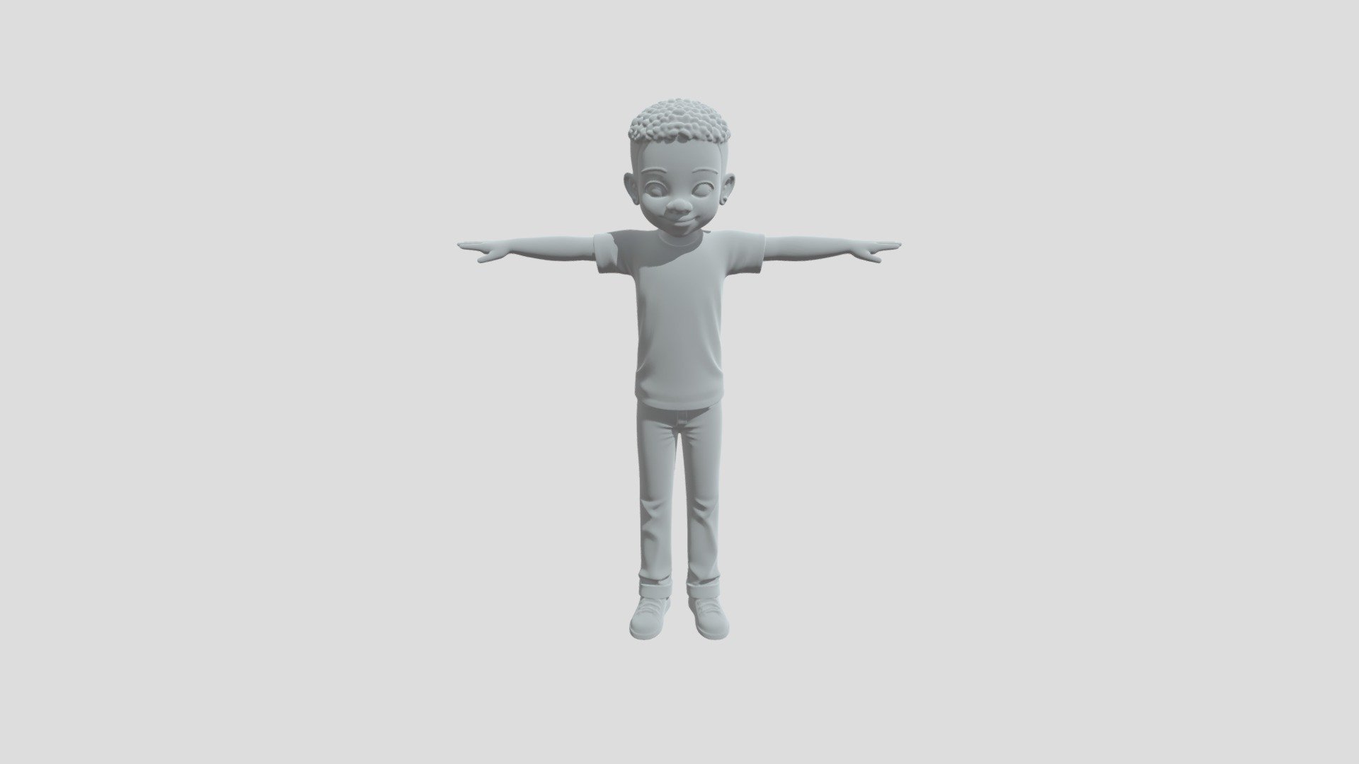 T-Pose Boy - 3D model by joelykabuje [3ef4319] - Sketchfab