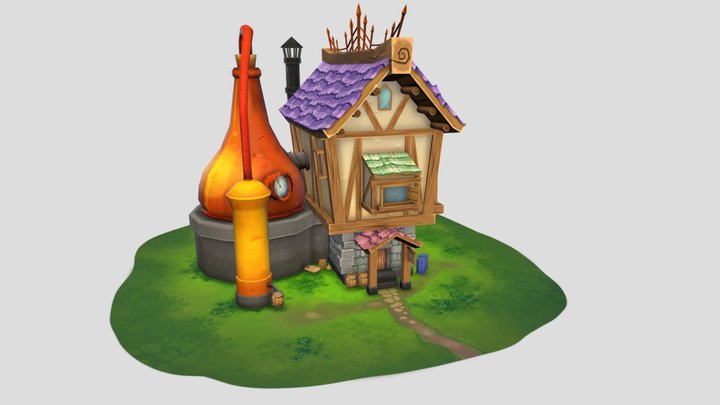AlchemyyHouse 3D Model