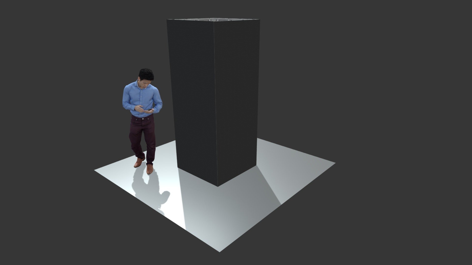 10x3' Trade Show Beacon LED Tower - 3D model by airborne visuals ...