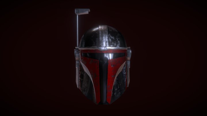 Star Wars Mandalorian Helmet 3D Model