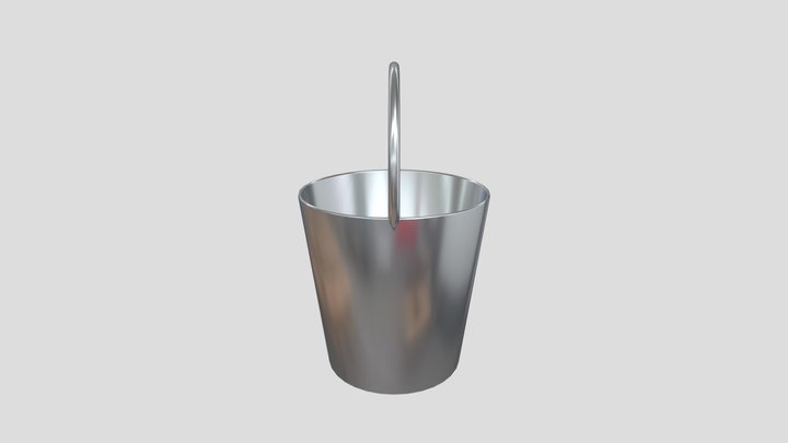 Metal Bucket 3D Model