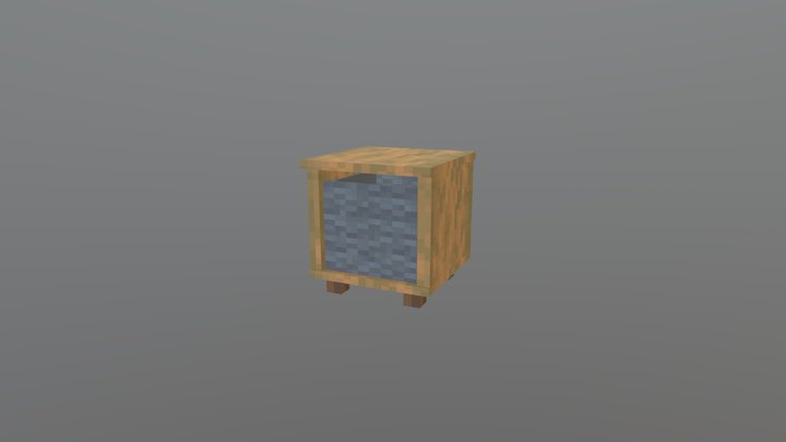 Minecraft Drawer 3D Model