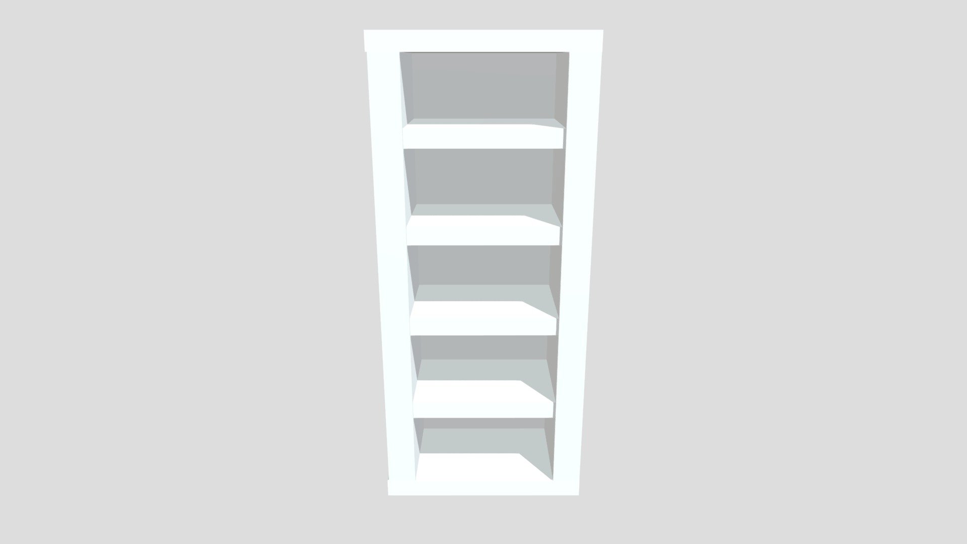 Bookshelf - Download Free 3D model by ZentriDresden [3ef79b1] - Sketchfab