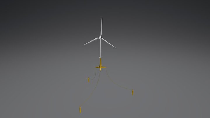 Windmill Animation 3D Model