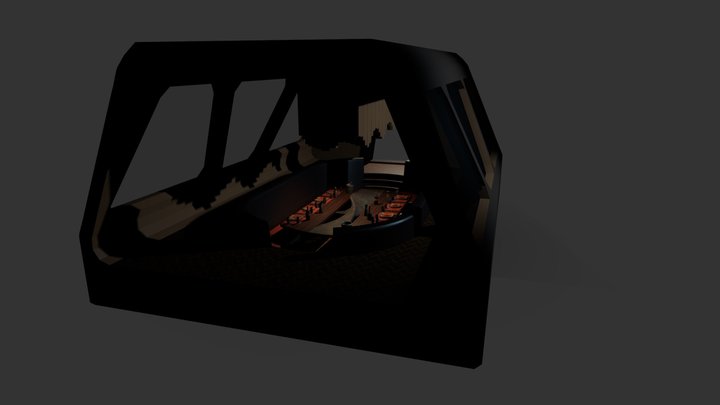 Dining Diorama 3D Model