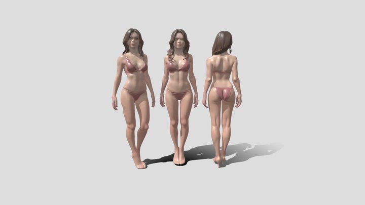 beautifull girls 3D Model