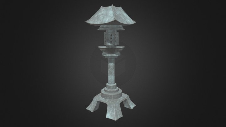 Japanese Lantern 3D Model