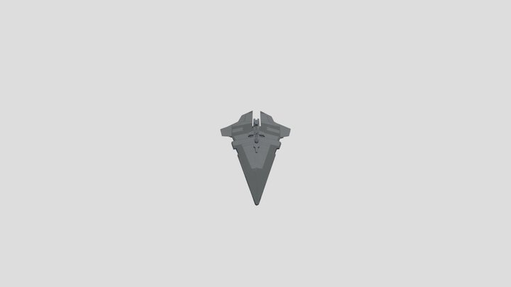star destroyer sketchfab_brunker 3D Model