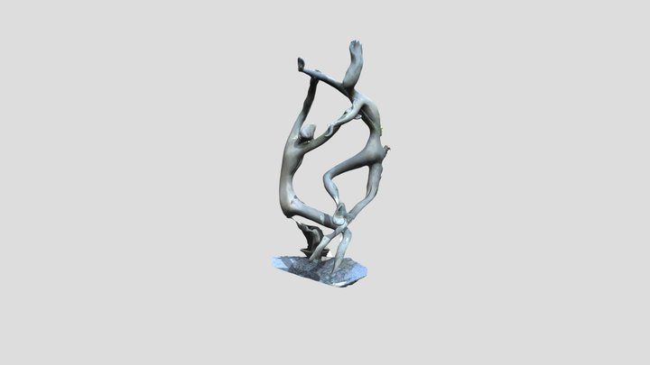 Dancer Statue - West End Vancouver 3D Model