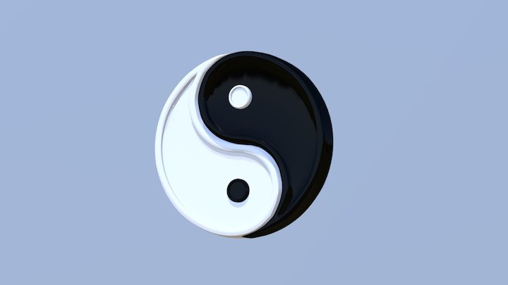 Yin Yang 3D Model