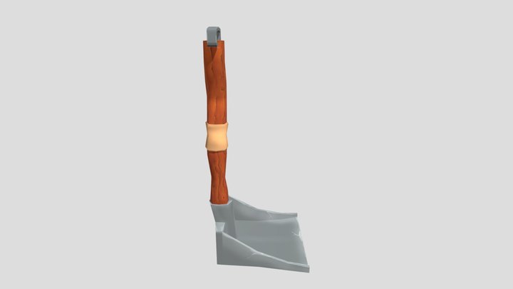3D Sweeping Shovel 3D Model