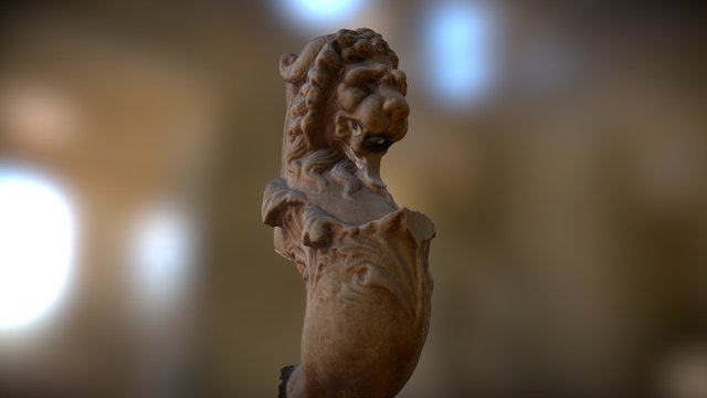 Foot table lion shape – Kostenloses 3D-Modell STL