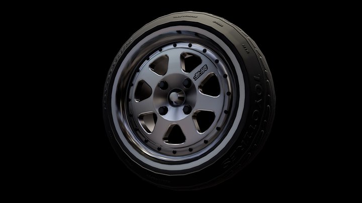 Mugen M7 Tuner Car Wheel – Modèle 3D gratuit STL