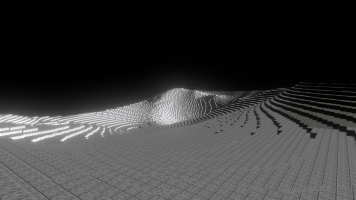 Moon Minecraft terrain – Kostenloses 3D-Modell STL