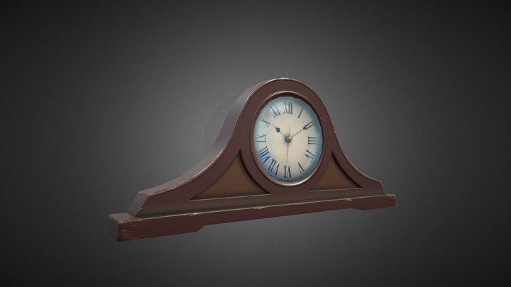 【练习】旧座钟（old clock） 3D Model