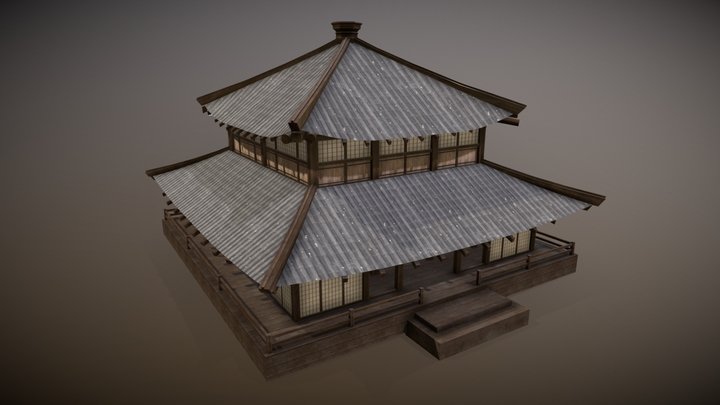 Japanese Dojo 3D Model