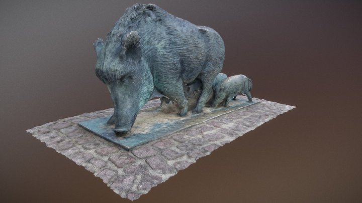 Wildschweine 3D Model