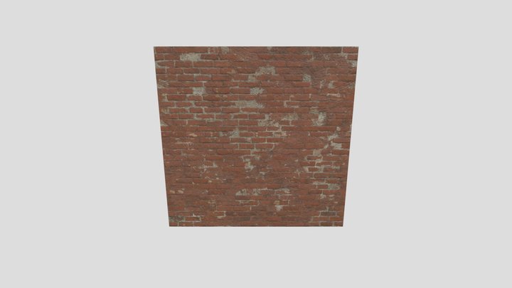Poppy_playtime_brick_wall 3D Model