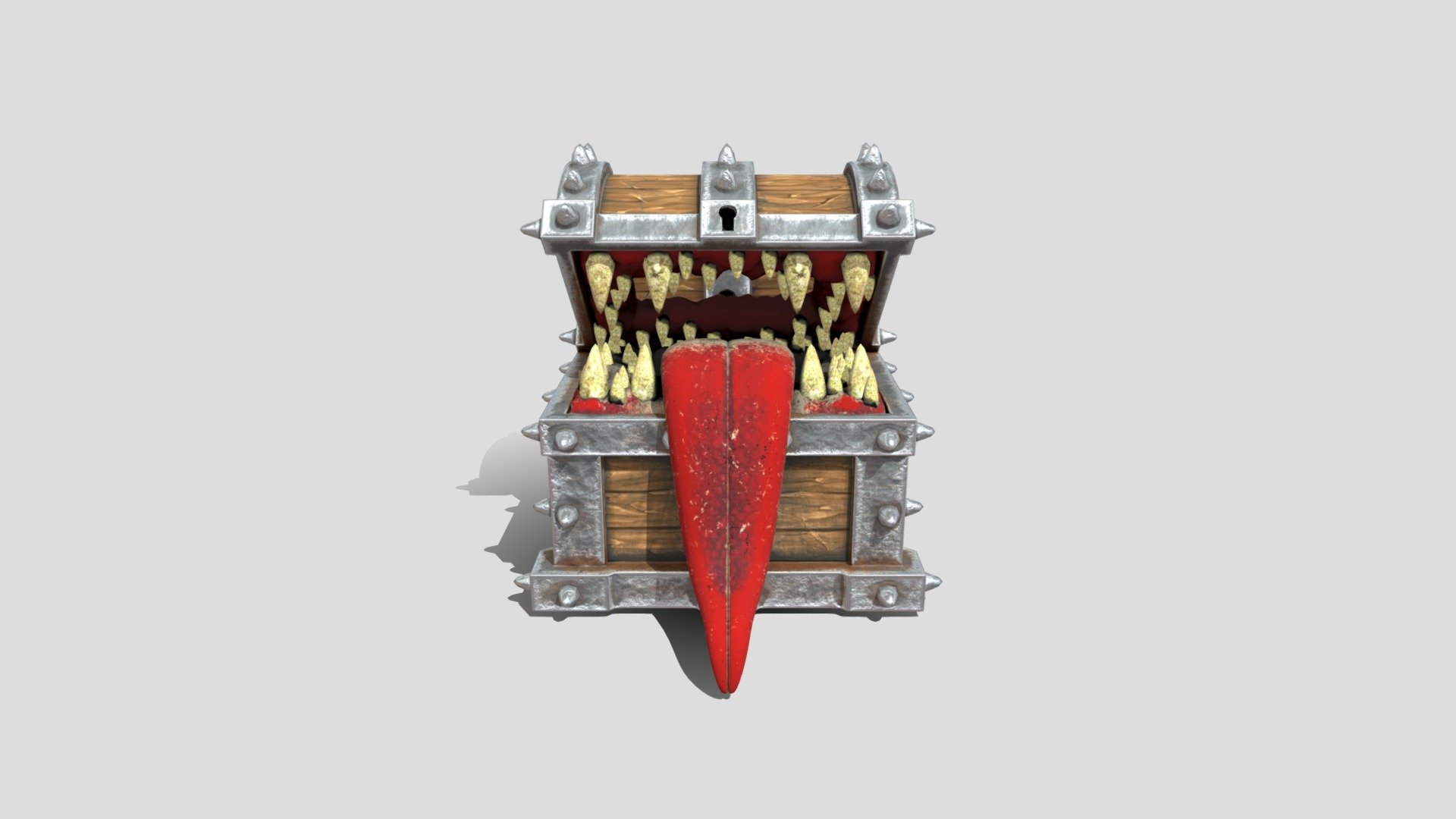 Chest Monster - Download Free 3D model by coffeedrink [3f01140] - Sketchfab