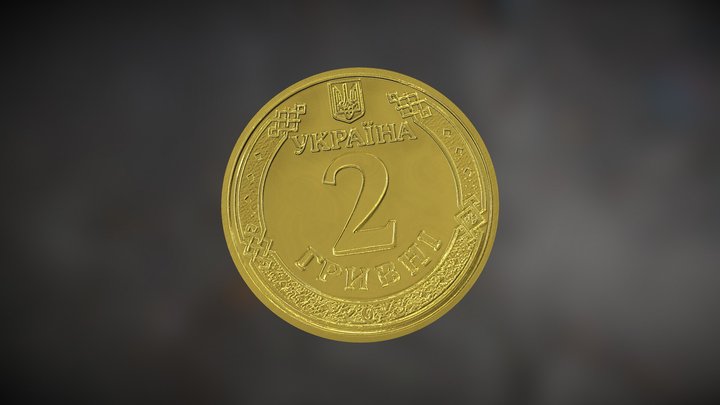 Coin Gold 3D Model