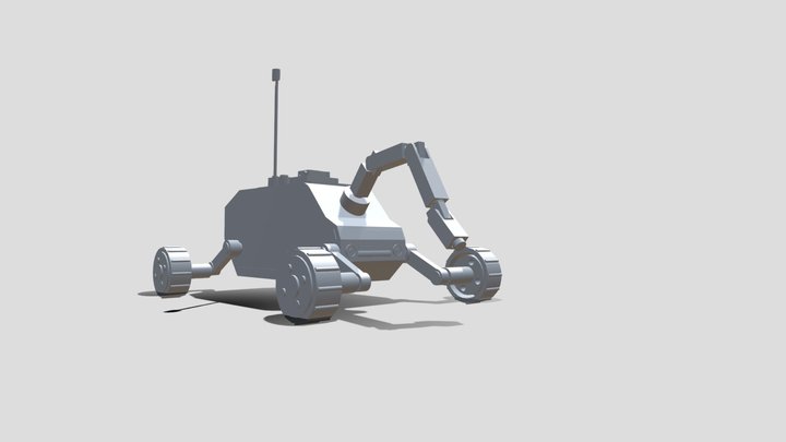 Agricultural Robot 3D Model