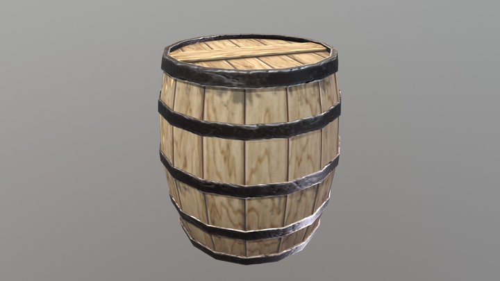 Barrel 3D Model