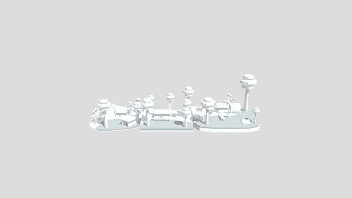 FOREST LONER - Blockout 3D Model
