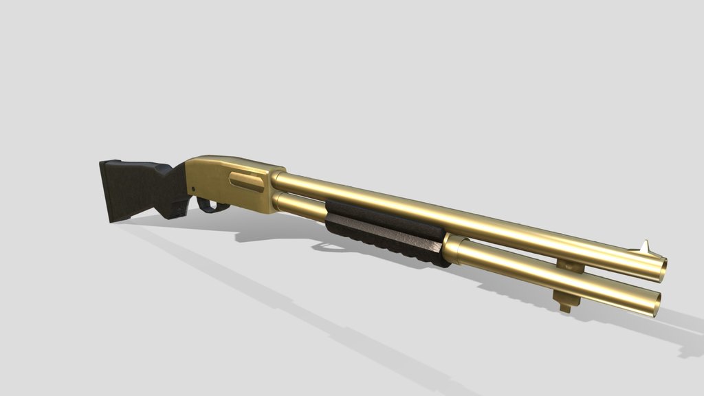 Golden Shotgun Remington 870