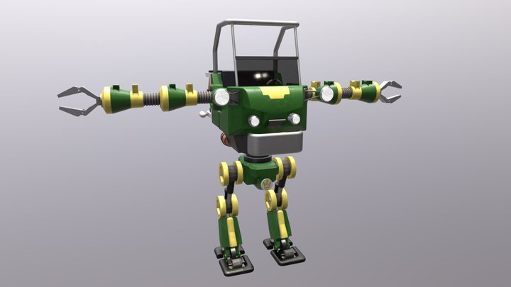 Trotmobile with arms 3D Model