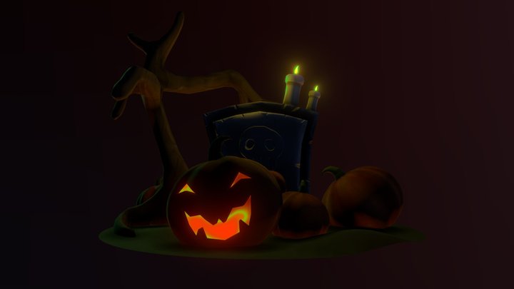 Happy Halloween 3D Model