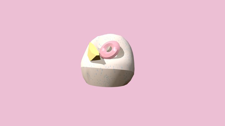 Marshmellow Beanbag 3D Model