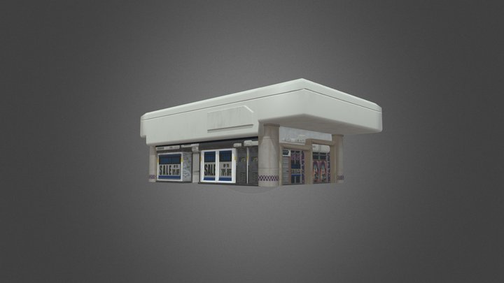 Cyberpunk Building 3D Model