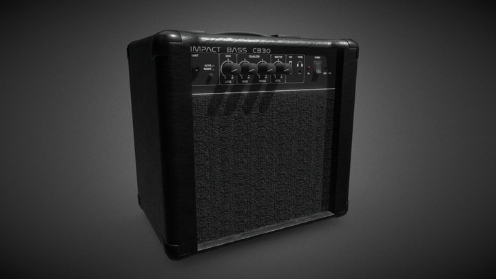 CB30 Bass Amplifier 3D Model