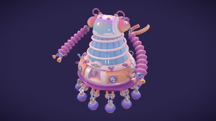 The Candy Nanny - DAE Robuddy 3D Model