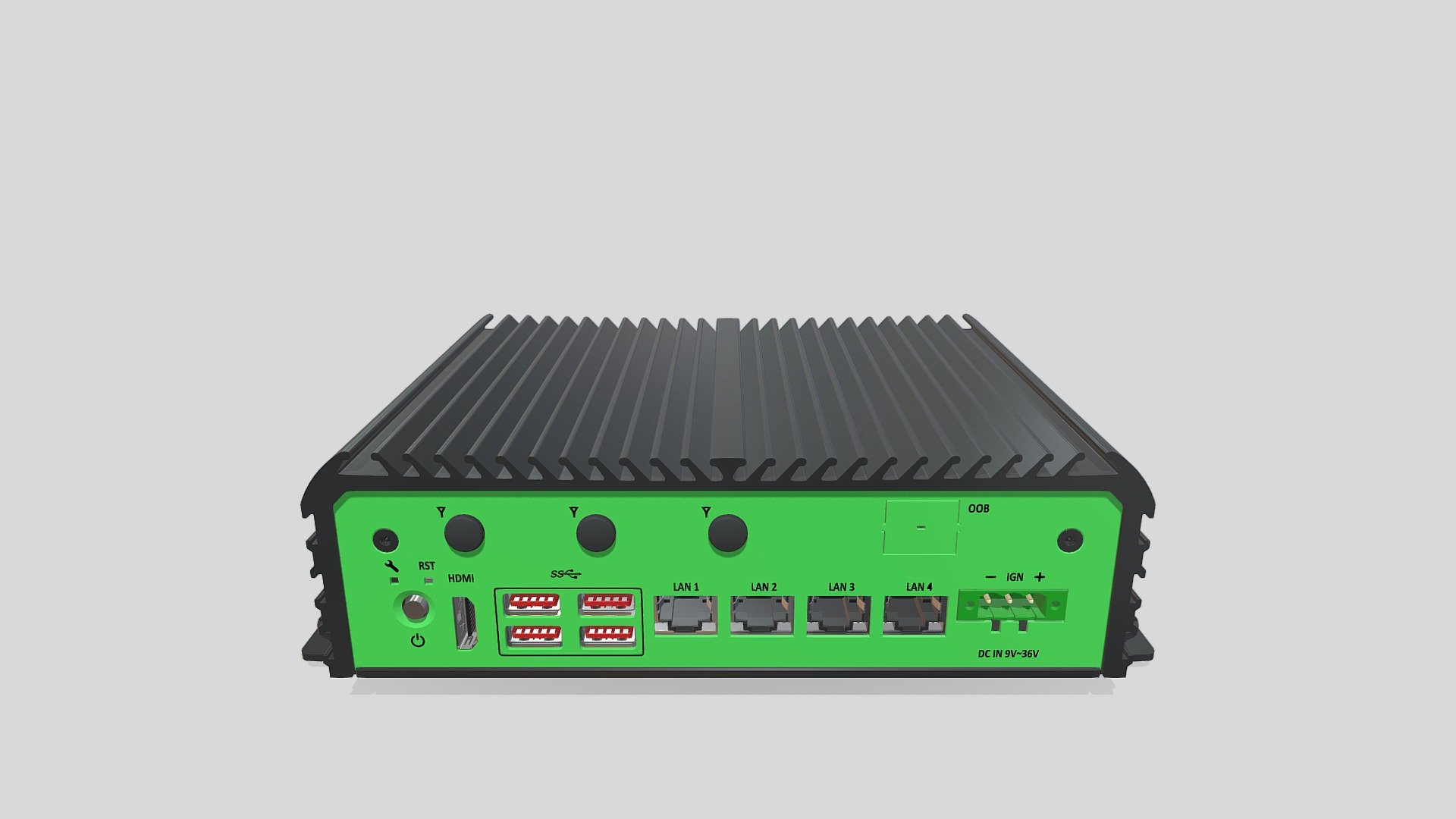 JCO-3000-ORN NVIDIA Jetson NX/Nano Computer — Sketchfab embed 3D viewer
