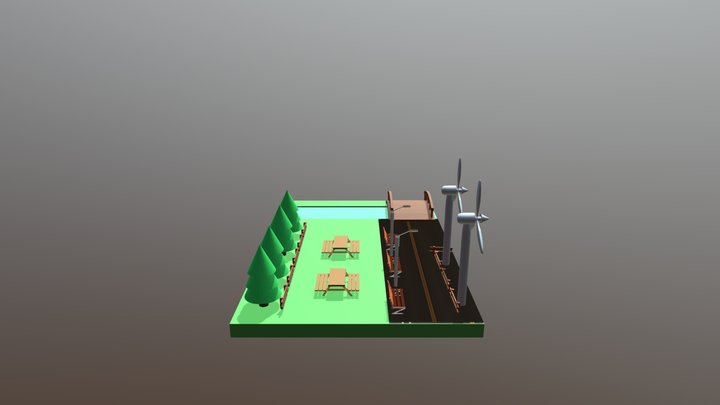Park 3D Model