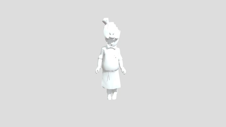 Ice Scream 1 Improved Update Close Door Anim 3D Model