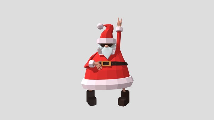 HW 06 Santa 3D Model