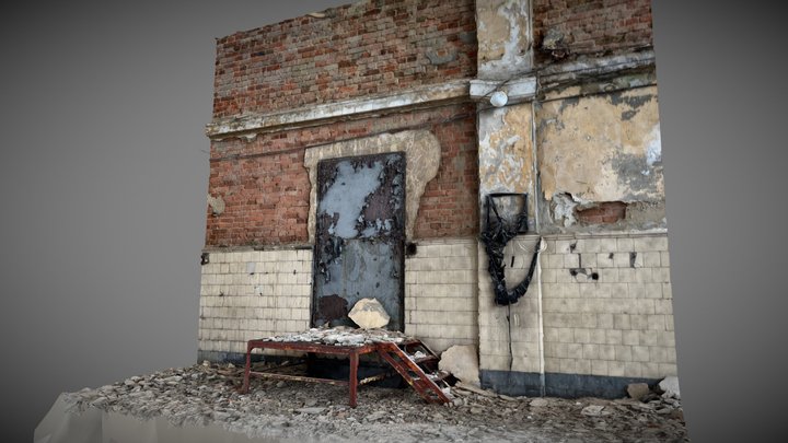 Factory interior 01 3D Model