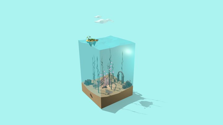 Cube World - Sea-dragon's Story 3D Model