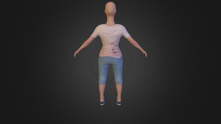 actualLowPolyCharacter 3D Model