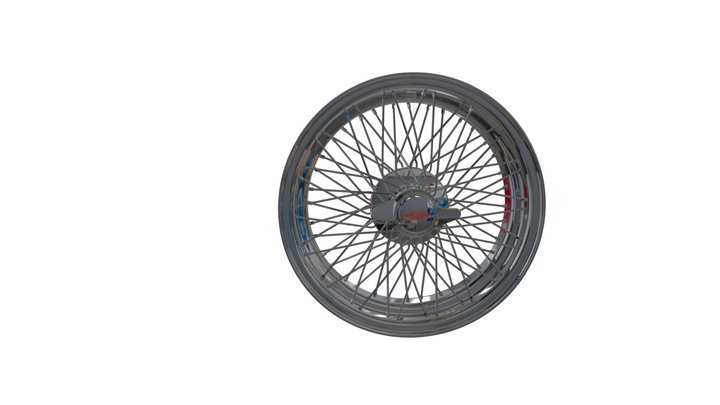 Jaguar Wheel 3D Model