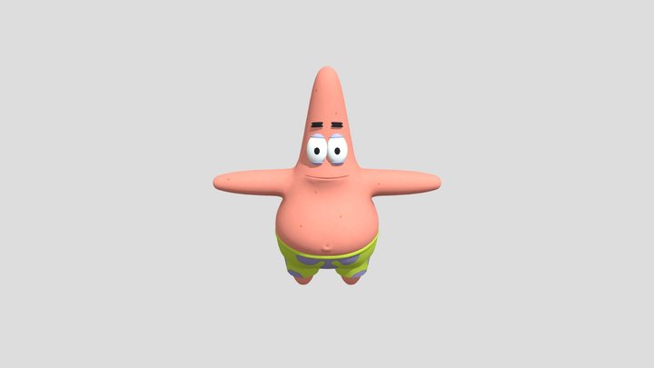 Patrick Star 3D Model