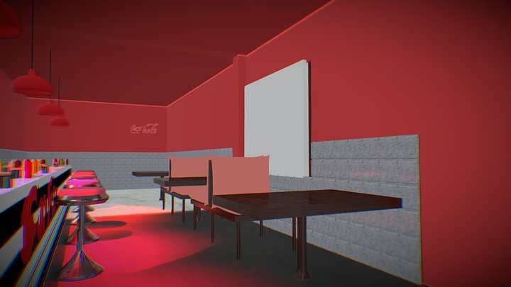 1980's Diner 3D Model