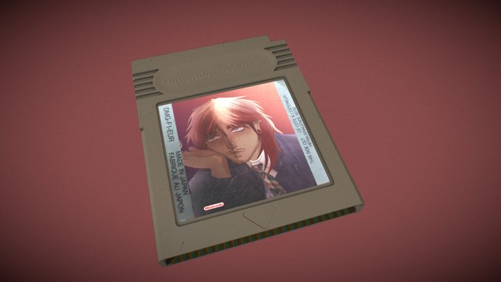 Gameboy Cartridge 3D Model