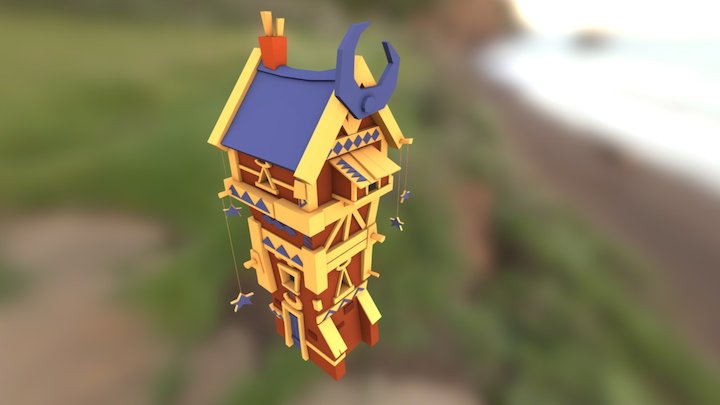 Moon House 3D Model