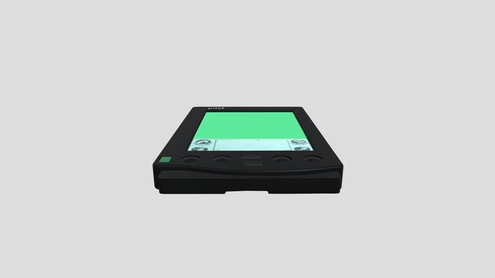 U.S. Robotics Palm Pilot 1000 Low-Poly 3D Model