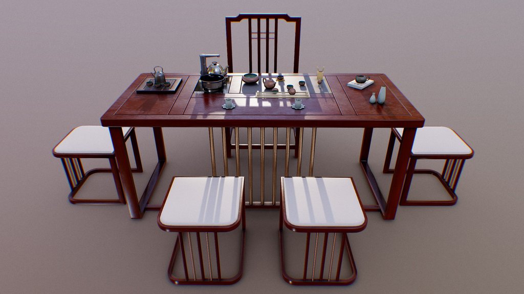 Chinese style tea table